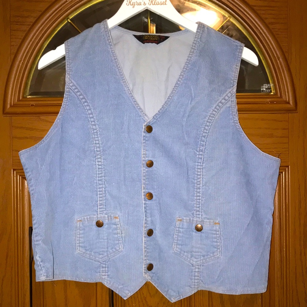 Vintage 70’s Wrangler Wrapid Transit Dusty Blue C… - image 2